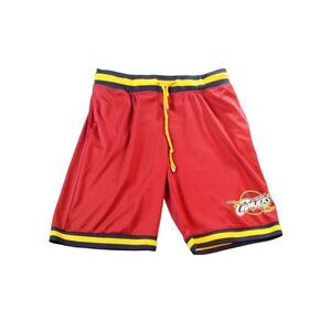 Cleveland Cavaliers Basketball Shorts Men Sz‎ L NBA 10 Maroon Maroon Drawstring